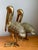Metal Vintage Brass Pelican Sculptures - A Pair For Sale - Image 7 of 12