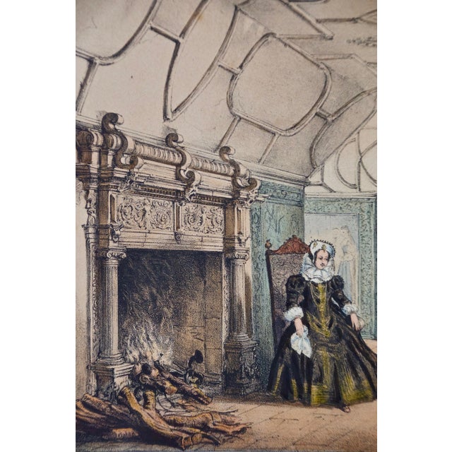 Late 19th Century Joseph NashA Pair of Framed 19th Century Colored Lithographs of Tudor Scenes by Joseph Nash, 1839-1849 For Sale - Image 5 of 12