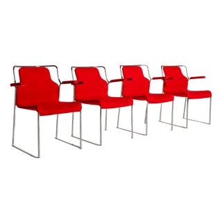 Mio Chairs by Bruno Mathsson, Sweden, 1980s, Set of 4 For Sale
