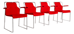 Mio Chairs by Bruno Mathsson, Sweden, 1980s, Set of 4