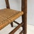 Brown Antique Shaker Style Oak Child’s Chair With Rush Seat. For Sale - Image 8 of 12