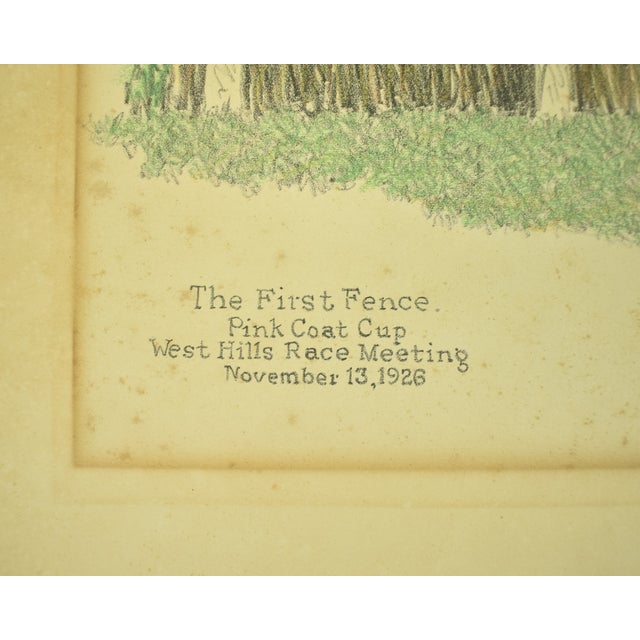 Mid 20th Century Paul Brown the First Fence Pink Coat Cup For Sale In New York - Image 6 of 7