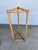 1950s Restored 3-Point Rattan Single-Strand Plant Stand For Sale - Image 4 of 7