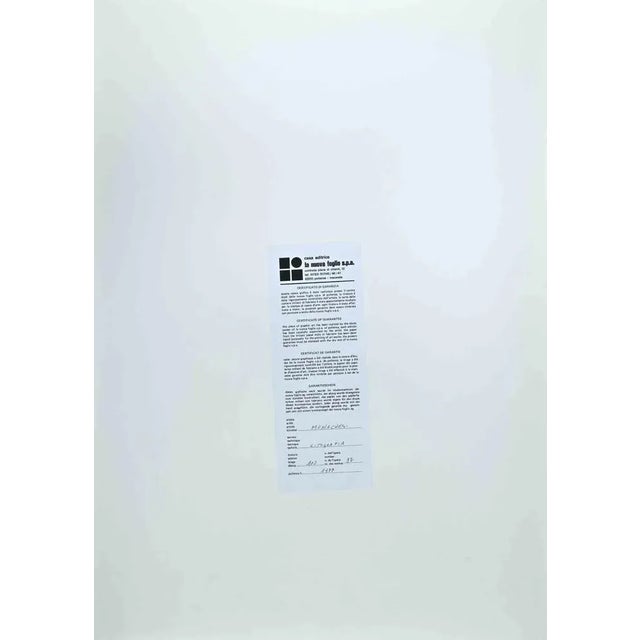 The Sacred Heavens is a colored lithograph on paper, realized by the Italian artist Sante Monachesi in 1977. Hand-Signed...