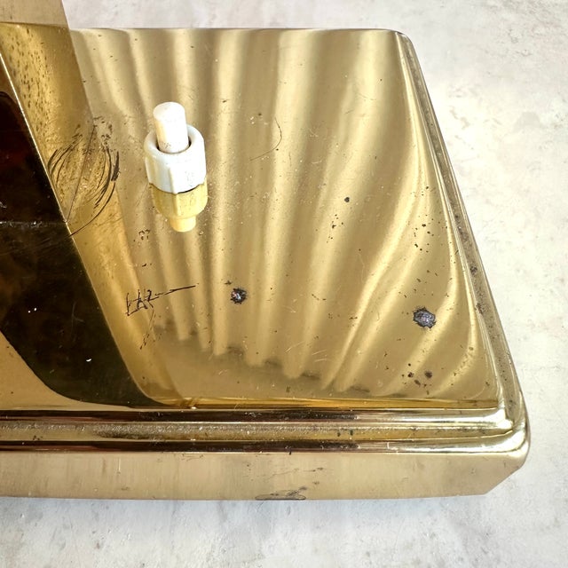 Mid-Century German Brass Table Lamp with Adjustable Shade, 1960s For Sale - Image 9 of 13