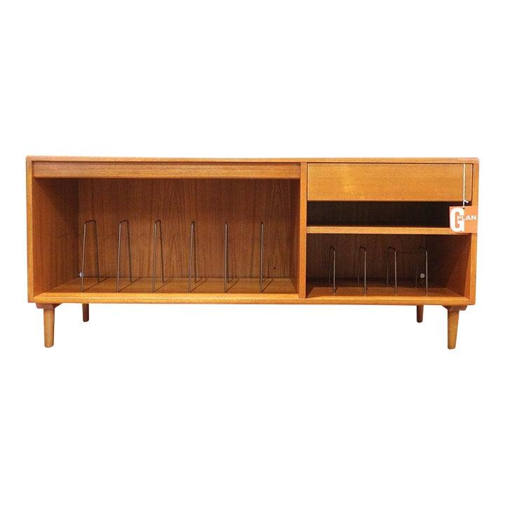 1960s Mid Century Modern Teak G Plan Media Record Vinyl SIdeboard Credenza Chairish