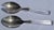 Baccarat 1960s Christofle Hotel Style Serving Silverplate Spoons Faceted Crystal Handle - Set of 2 For Sale - Image 4 of 12