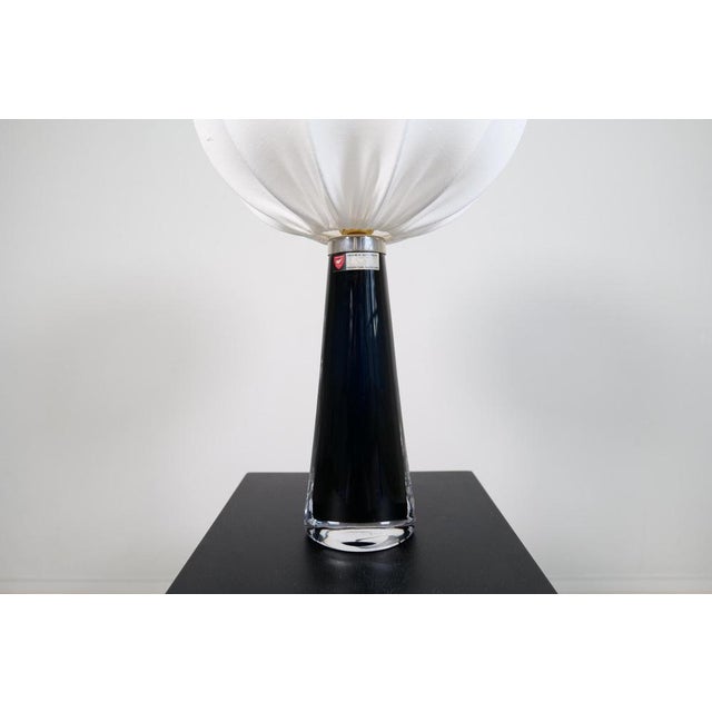 Sculptural Table Lamp by Carl Fagerlund for Orrefors, Sweden, 1960s For Sale - Image 6 of 16