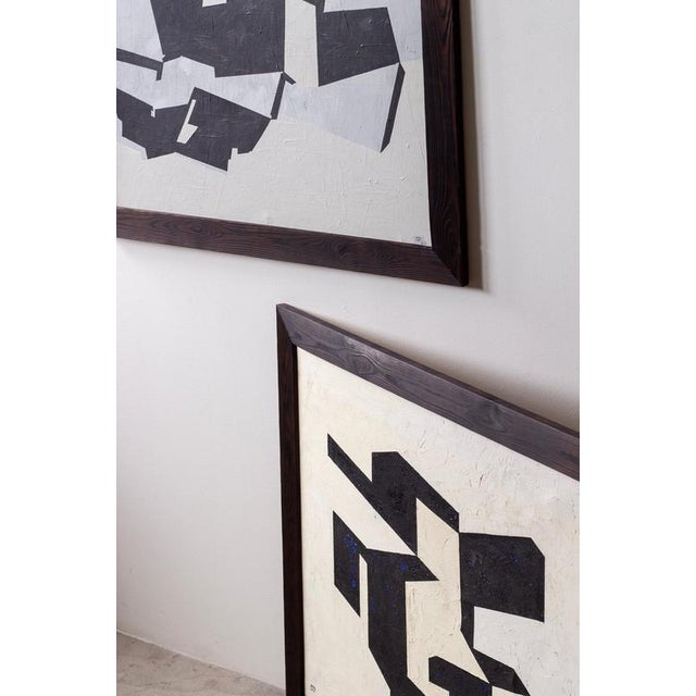 Werner Jansson, Abstract Composition, 1958, Oil Painting on Canvas, Framed For Sale - Image 13 of 14