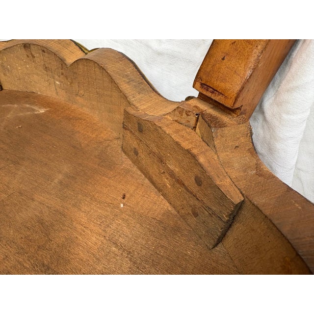 Antique Louis XV Style Side Table with Pink Marble Top, Late 19th Century For Sale - Image 17 of 18