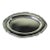 1970’s Vintage/New Silverplate Oval Shaped Platter With Running Gadroon Applied Border For Sale