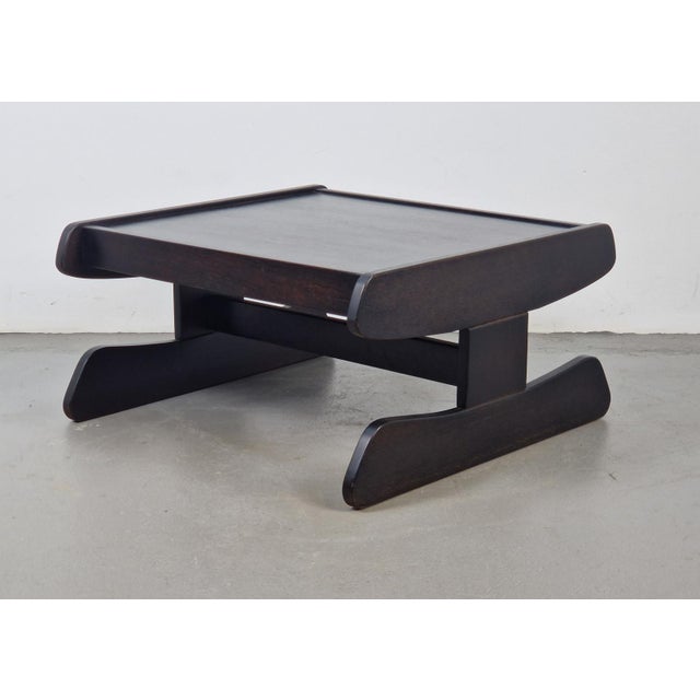 Postmodern Architectural Wooden Coffee Table, Germany, 1970s For Sale - Image 15 of 15