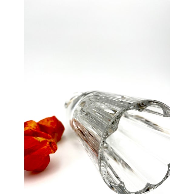 Vintage Crystal and 800 Silver Vase by Arch. Taddei Sestini, Italy, 1970s For Sale - Image 4 of 11