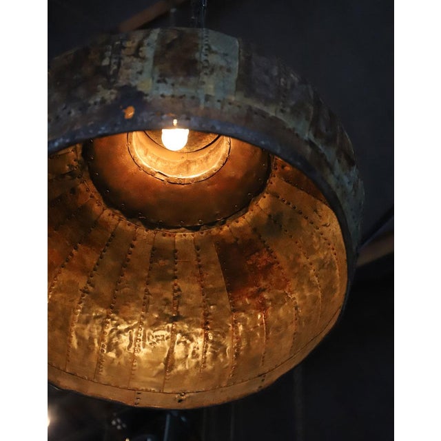 Iron Diam Lamp, 1950s For Sale - Image 6 of 12