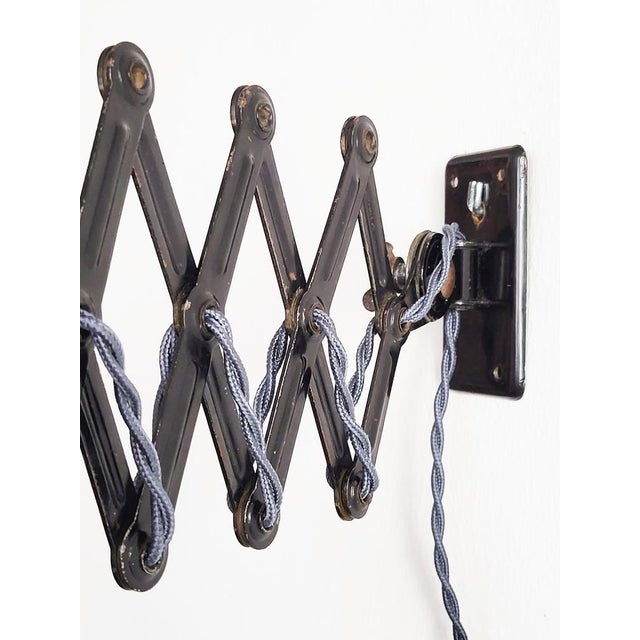 Model 6718 Scissor Arm Wall Lamp by Christian Dell for Kaiser Idell, 1930s For Sale - Image 14 of 16