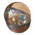 Custom Made Amber Glass Table Lamp in Style of Sarffati For Sale