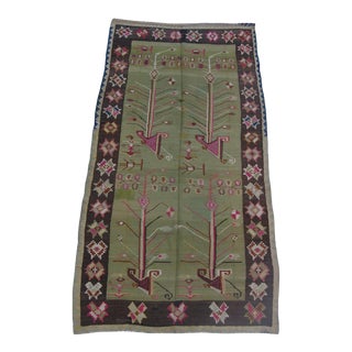 Antique Bessarabian Traditional Design Runner 10' X 5' For Sale