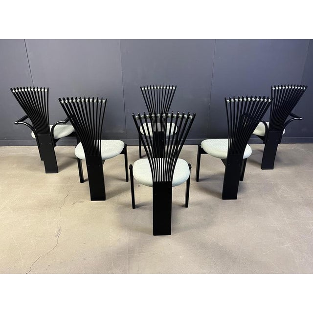 Totem Chairs by Torstein Nilsen for Westnofa, 1980s, Set of 6 For Sale - Image 9 of 15