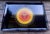 Rare vintage Couroc of Monterey serving tray featuring an extraordinary stylized sunburst motif with abstract face design...