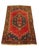 Vintage Turkish Rug in Reds and Blues, 1920s For Sale