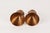 Copper Mid-Century Modern Copper Hourglass Candle Holder Pair For Sale - Image 8 of 9
