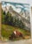 2020s "Cow in the Swiss Alps", Original Oil Painting, by Van Ness For Sale - Image 5 of 9