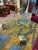 Modern Glass Sculptural Coffee Table With Stepped Pedestal Bases For Sale - Image 3 of 8