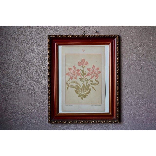 Piloty & Loehle, Godron Bouquet, 1920s, Chromolithograph, Framed For Sale - Image 10 of 10