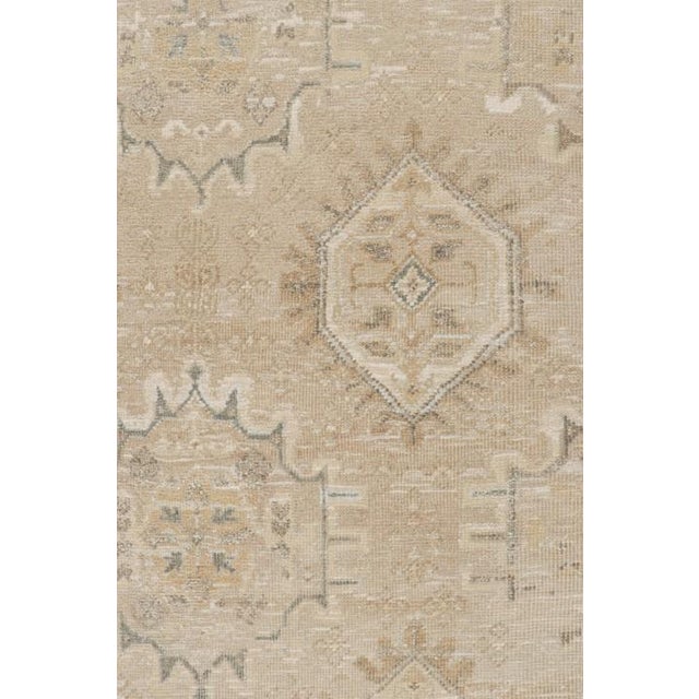 Traditional Rug & Kilim’s Oushak Style Oversized Rug in Taupe With Floral Patterns For Sale - Image 3 of 7