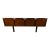 Mid 20th Century Helen Hobey Walnut Square Panel Headboard Attributed to Baker Furniture For Sale