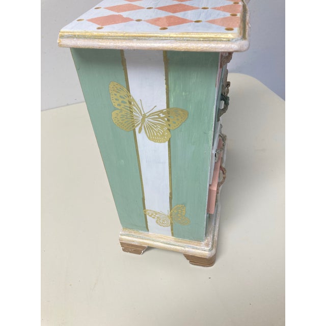 Alice in Wonderland Box-Hand Painted For Sale - Image 4 of 7