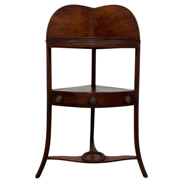 Antique 19th Century Georgian Mahogany Corner Stand For Sale - Image 10 of 10