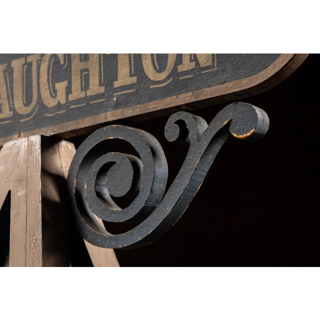 Late 19th Century 19th Century Large Pyramidal "Kern and McNaughton" Cigar Signage For Sale - Image 5 of 6