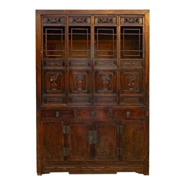 Tall Early 1800's Carved Fretwork Kitchen Chairish