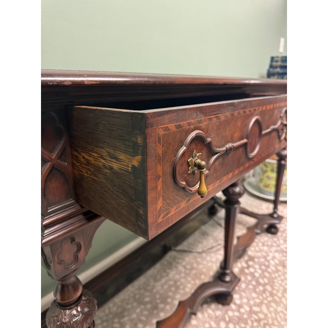 Wood Antique William and Mary Style Sideboard For Sale - Image 7 of 12