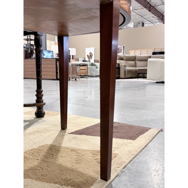 Late 20th Century Classic Inlaid Mahogany Sideboard With Tambour Doors For Sale - Image 10 of 11