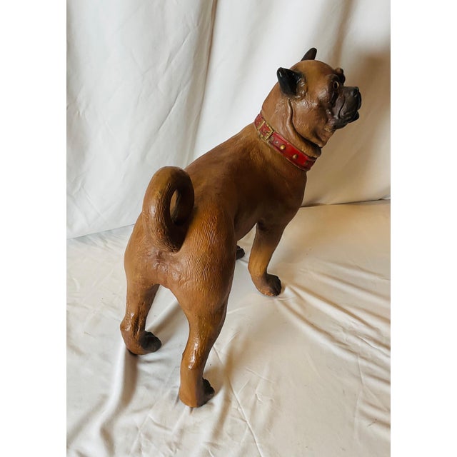 A 19th Century Terra Cotta English Pugdog For Sale - Image 9 of 10