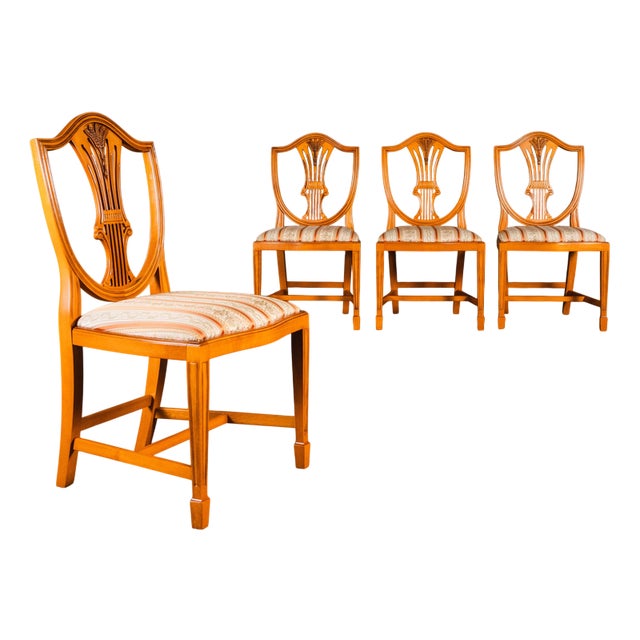 Antique-Style Chairs, Set of 4 For Sale