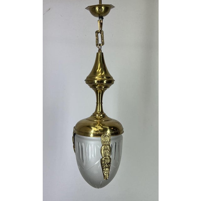 Pendant Lamp in Brass For Sale - Image 12 of 12