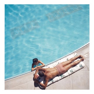 Slim Aarons, Lake Tahoe Couple, Limited Edition Estate Stamped Photographic Print, 1980s For Sale