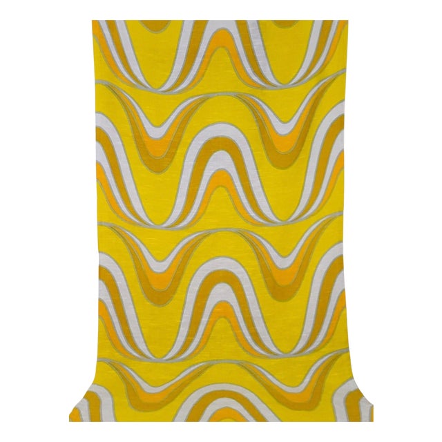 Curtain Panels by Andreas Felger Ondulata for Pausa, Germany, 1970s, Set of 2 For Sale