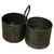 Black Rustic French Twin Bottle Carrier, 1950s For Sale - Image 8 of 8