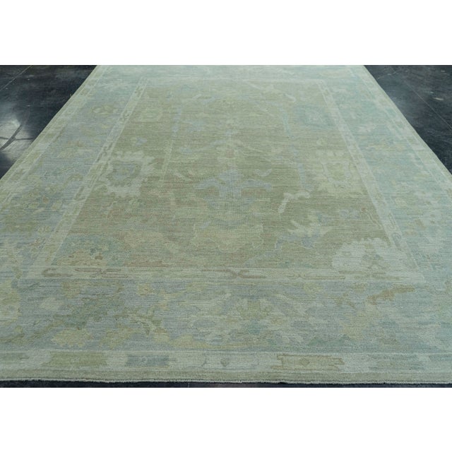 Early 21st Century Turkish Oushak Rug 8'10" x 12'2" #19365 For Sale - Image 5 of 8