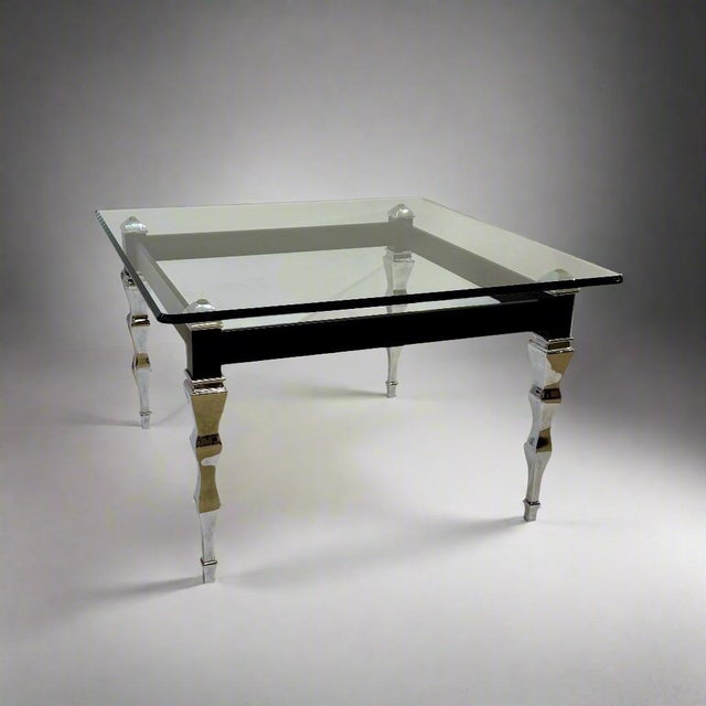 Silver 1960s Modernist Side Table For Sale - Image 8 of 8