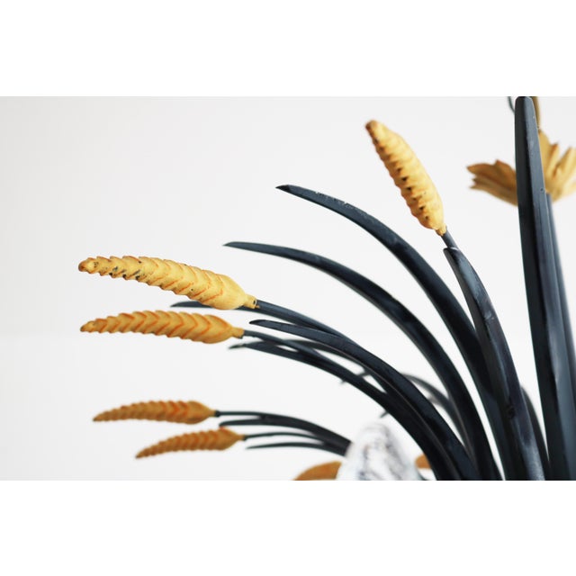 Metal Hollywood Regency Chandelier from Banci Firenze, Italy, 1980s For Sale - Image 7 of 12