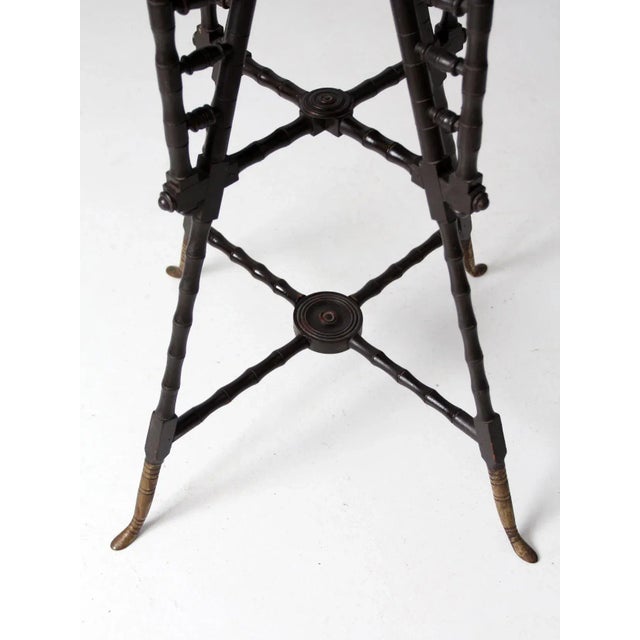 Antique End Table For Sale - Image 6 of 12