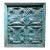 Ceiling Medallion Tile Framed XLG Turquoise For Sale