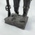 Early 20th Century Early 20th Century Benin Bronze Warrior Figure Nigeria For Sale - Image 5 of 9