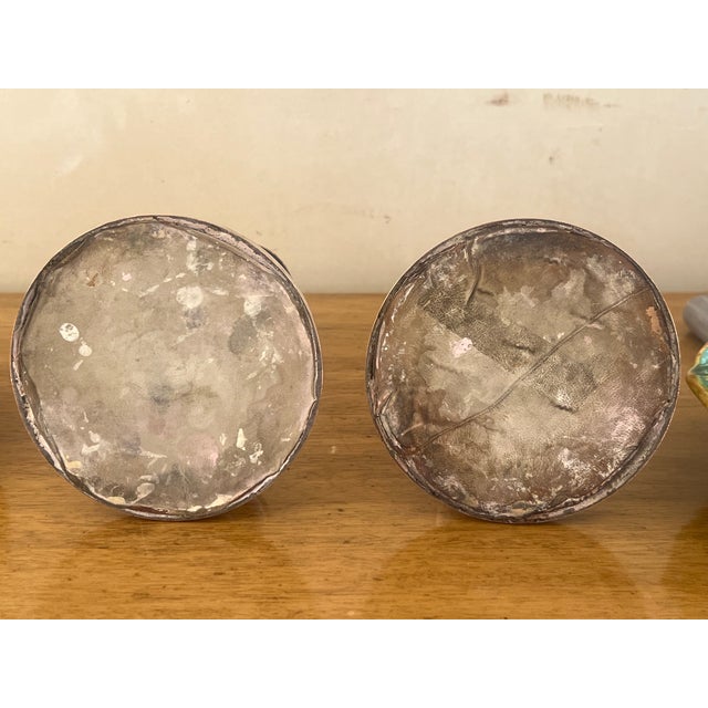 Sheffield Silver Plate & Copper Georgian Candlesticks, C. 1814 For Sale - Image 16 of 16
