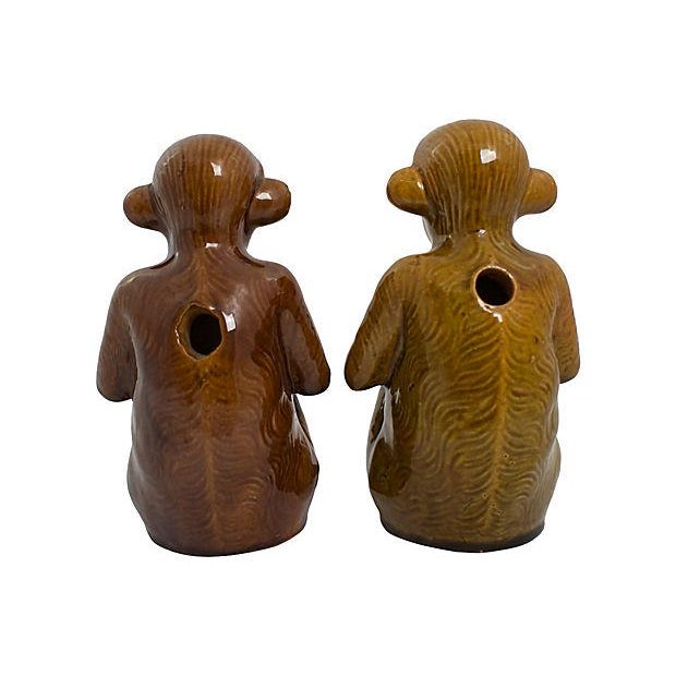 Vintage Handmade Pottery Monkeys - a Pair For Sale In Los Angeles - Image 6 of 8
